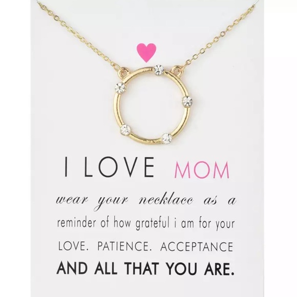 Jewelry - I Love Mom Necklace Gift For Her Mother’s Day Gift